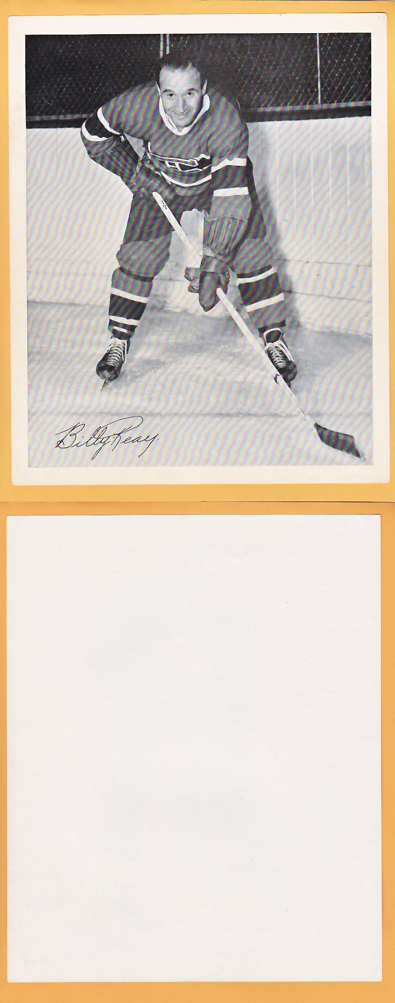 1945-54 QUAKER OATS PHOTO BILLY REAY V.2 photo 1945-54 QUAKER OATS PHOTO BILLY REAY V.2 photo